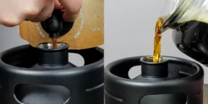 cold brew coffee nitro keg step 1